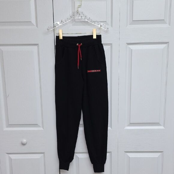 Prada Black Jogger Pants - Picture 1 of 10